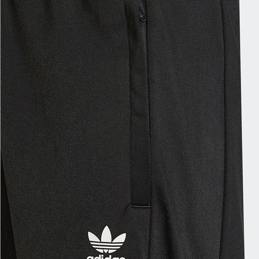 Adidas Kids Black Joggers with Pink and Green Accents - Picture 7 of 16